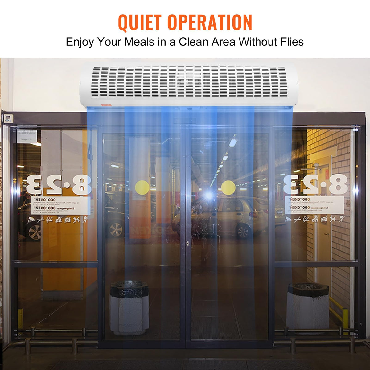 42" 2 Speeds 1350CFM Wall Mounted Indoor Air Curtain O7974