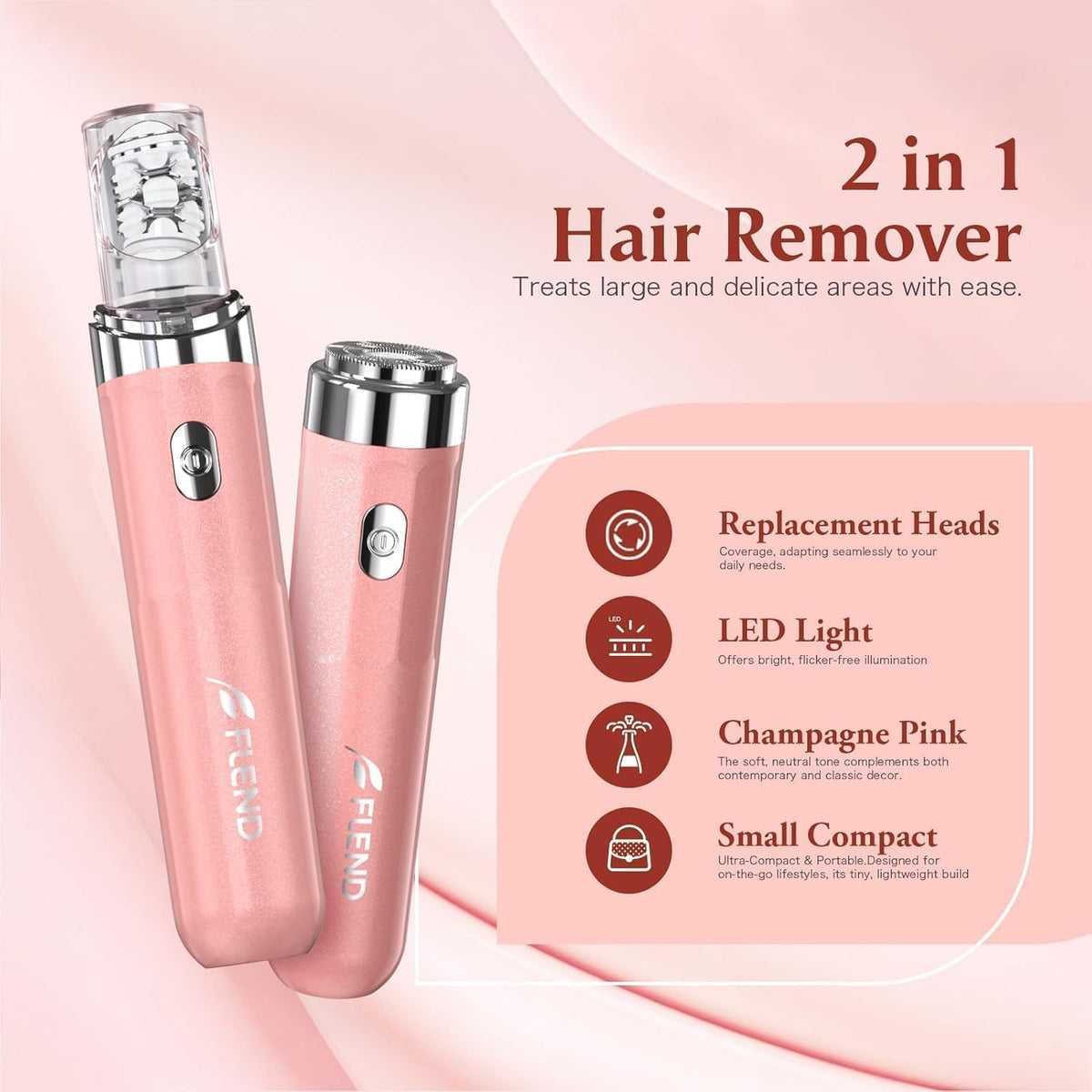 2 in 1 USB Rechargeable Epilator C392