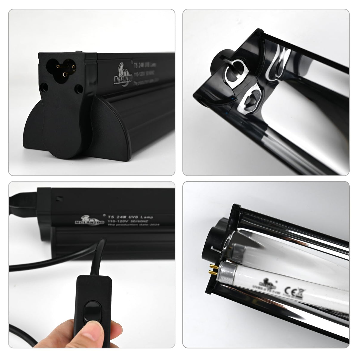 8W T5 UVB Lighting Combo Kit Q914893