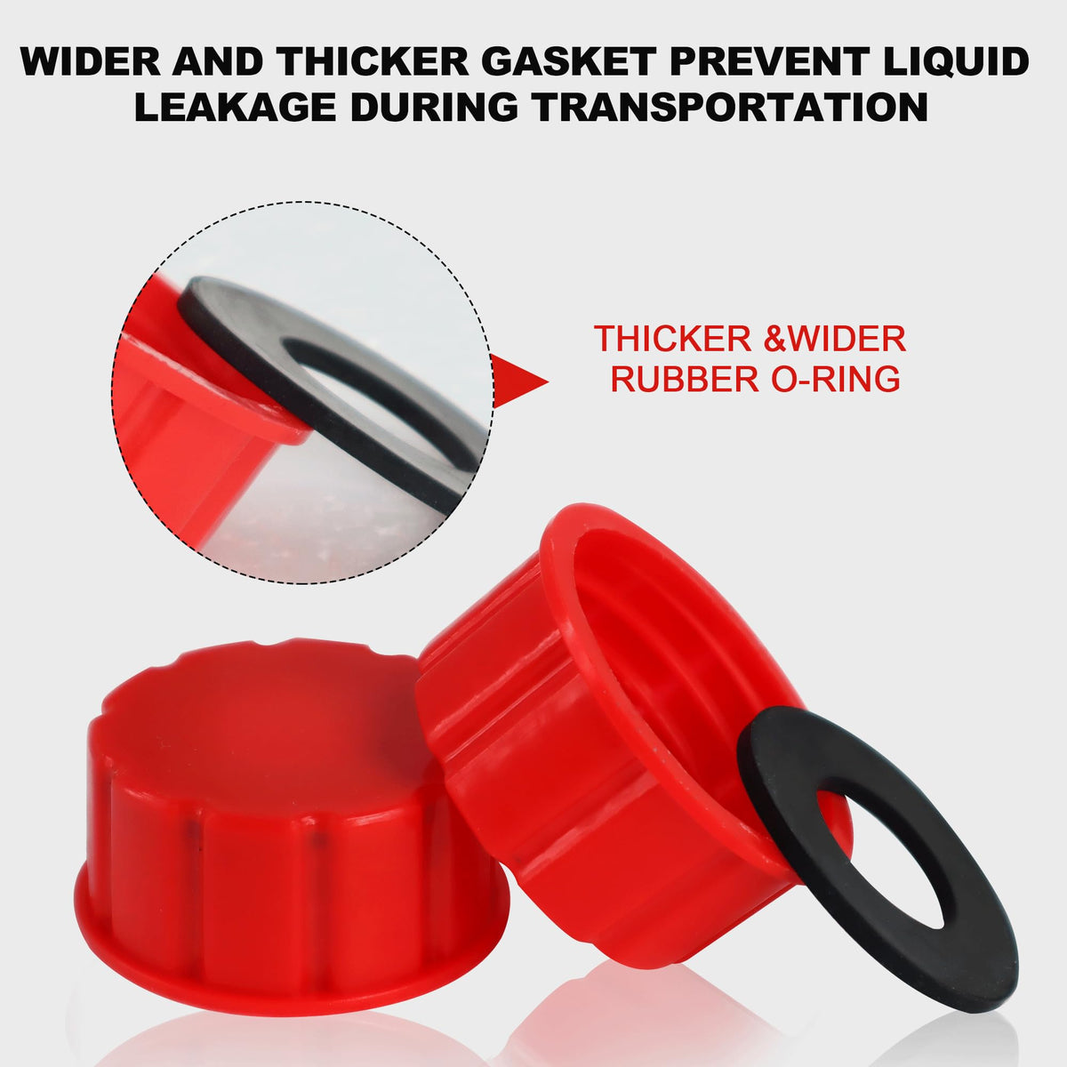 6 Pack Replacement Gas Can Caps O71437