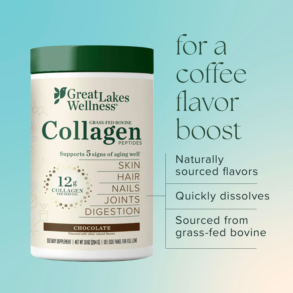 Collagen Peptides Powder, Chocolate, 10 oz X1123