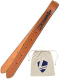 Full Grain Leather Saddle Cinch Tie Strap O8568