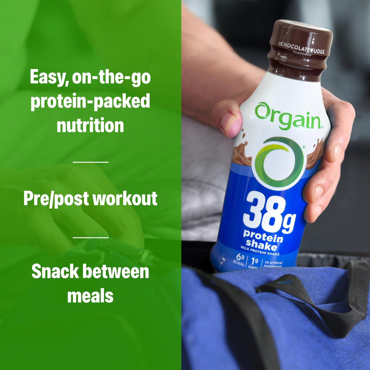 High Protein Grass-Fed Shake, Vanilla, 14 oz, 12pk N190304