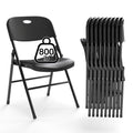 10 Pack Black Heavy Duty Folding Chair X940