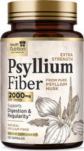 Psyllium Husk Capsules 2000 mg 120 Capsules D154038