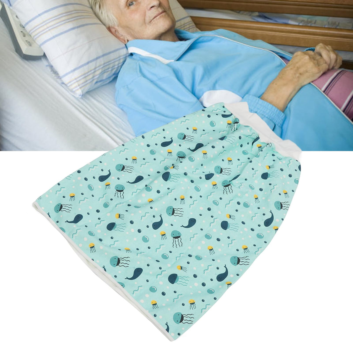 Washable Cotton Reusable Incontinence Bed Pad XL G8003