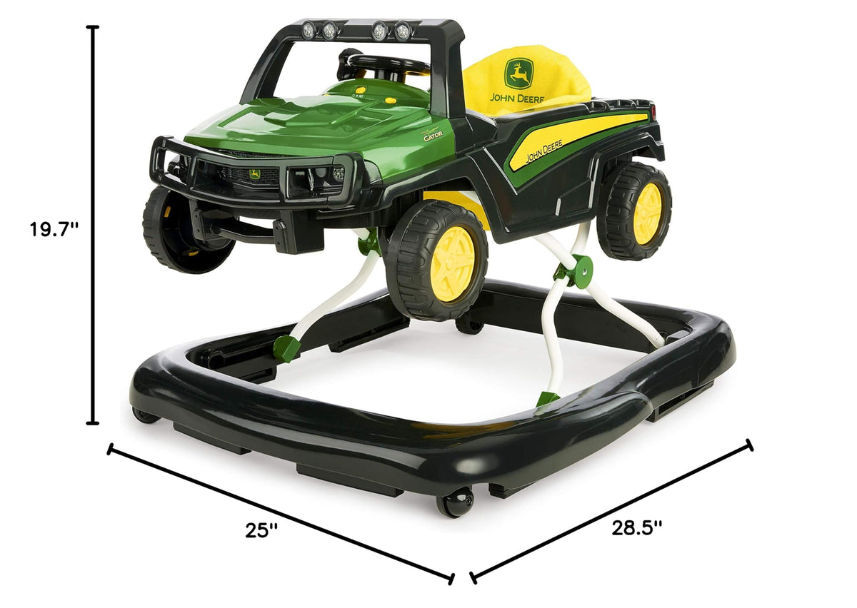 Green Baby Activity Center & Push Walker with Steering Wheel Toy W640