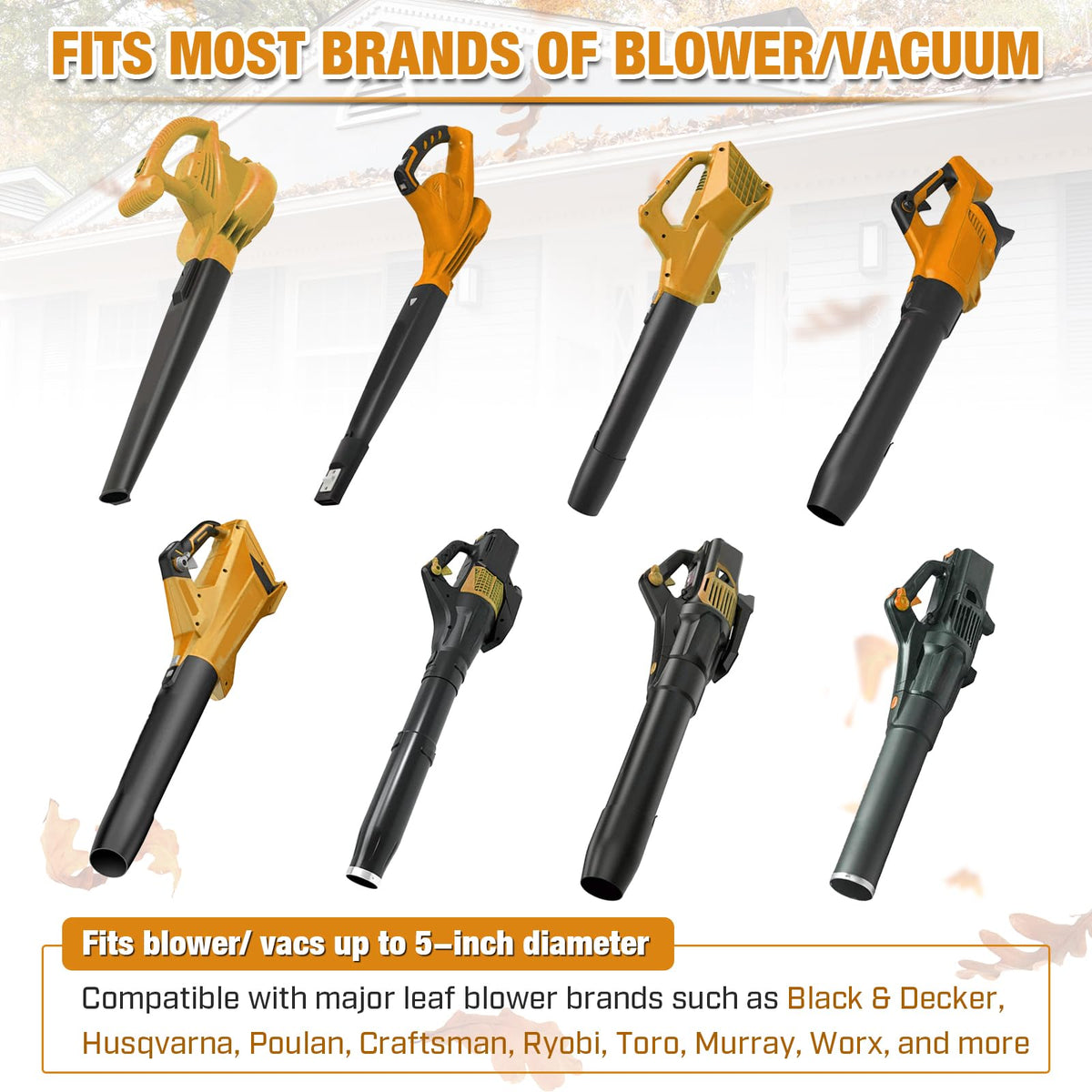 Leaf Blower Attachment with Reflector U60430