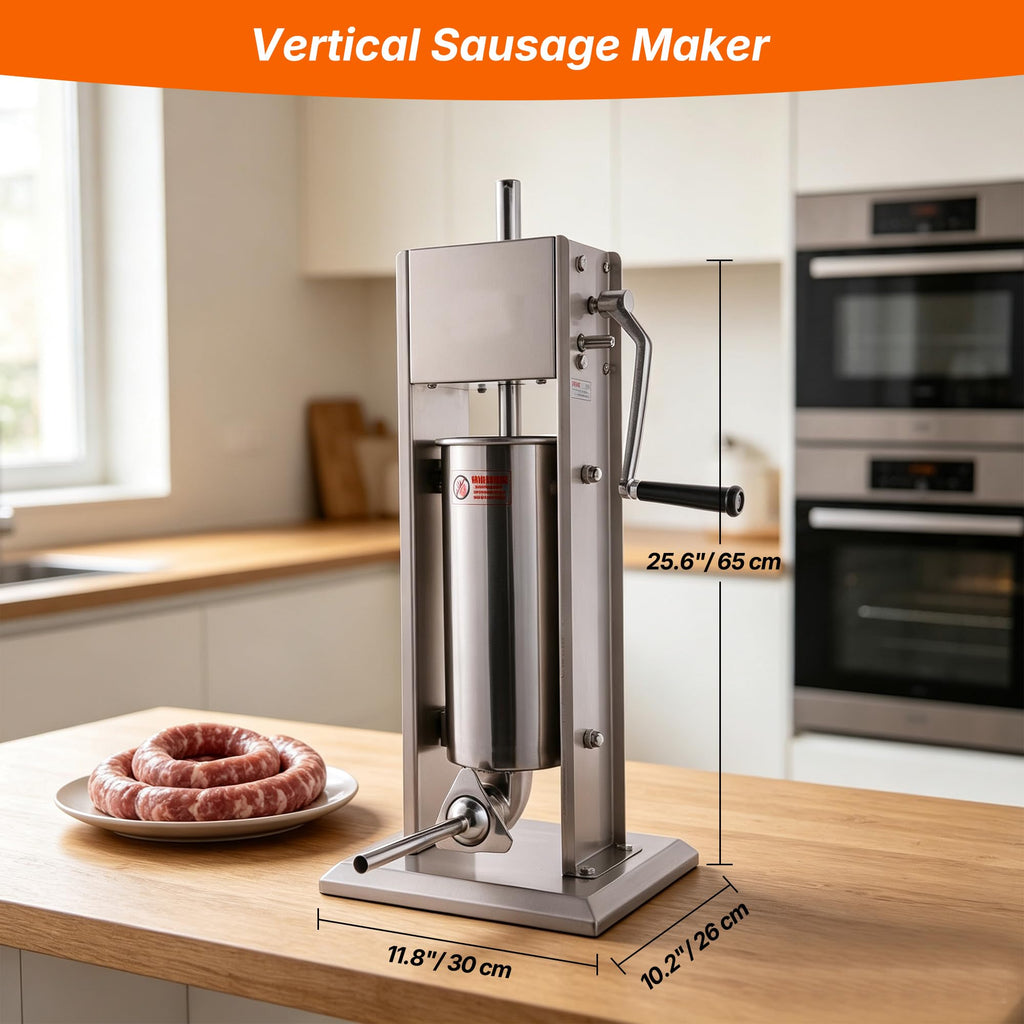 Stainless Steel Vertical Sausage Stuffer 11Lb/5L L710379