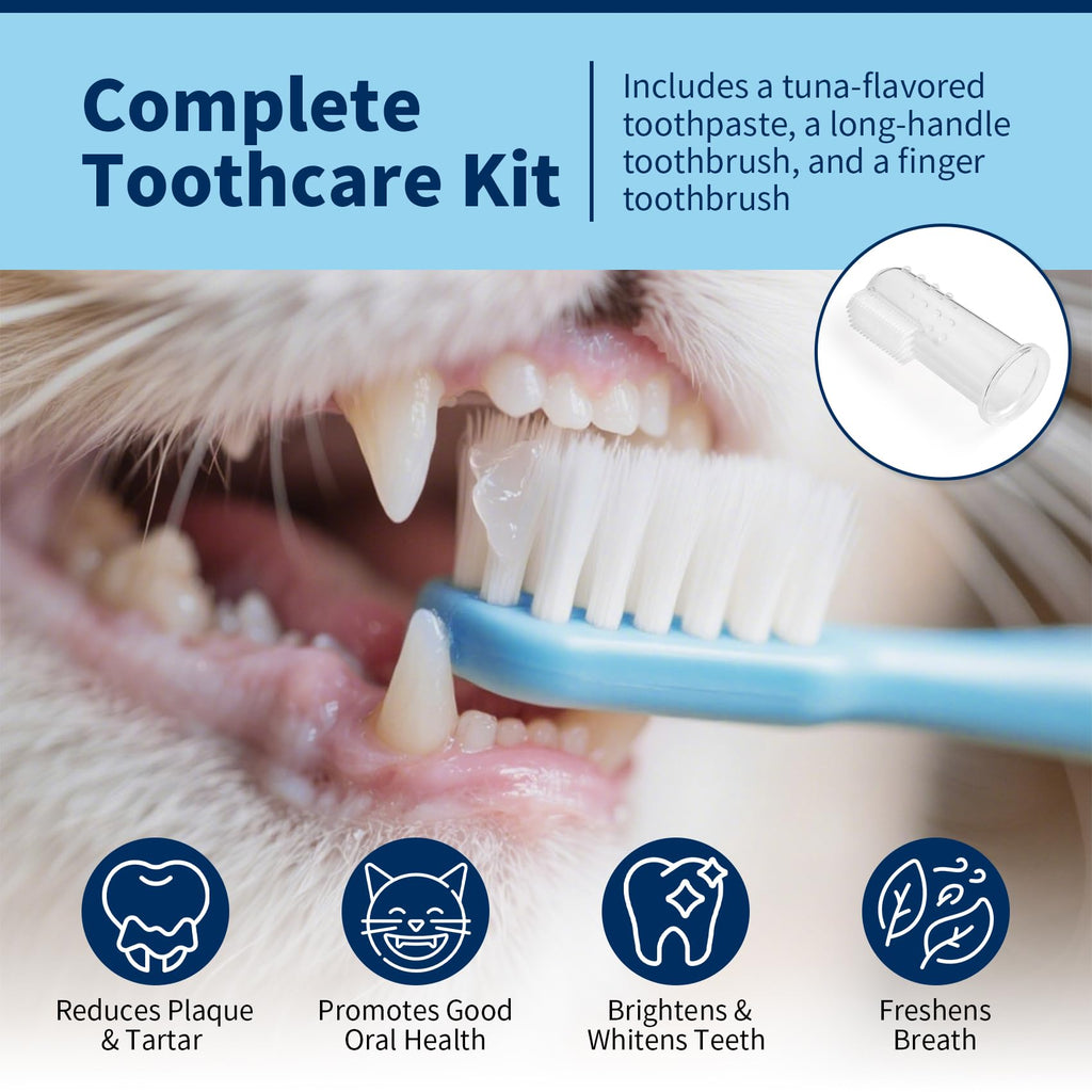 Tuna Flavor Toothpaste 1.06 oz with Toothbrush & Finger Brush F607