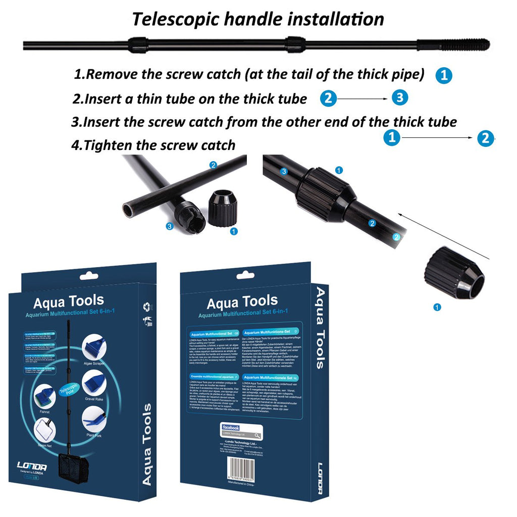 Aquarium Cleaning Tool Set F8103