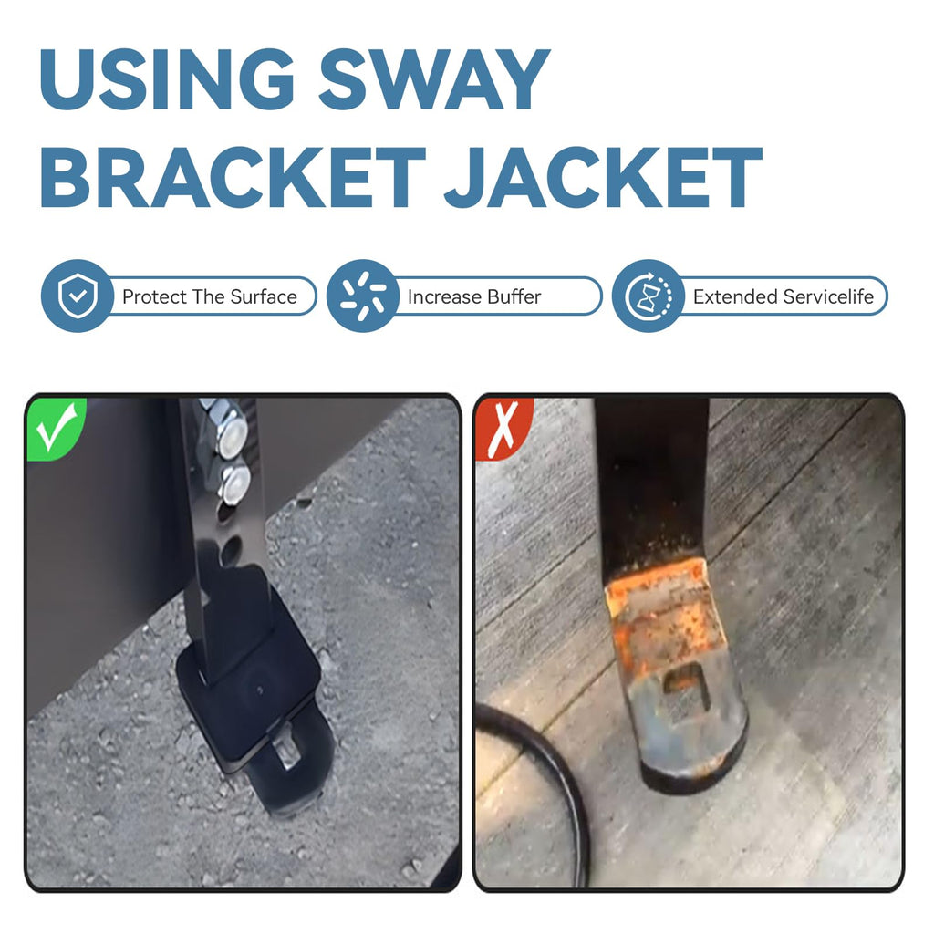 2 Pcs Hitch Sway Bracket Jacket Y93410