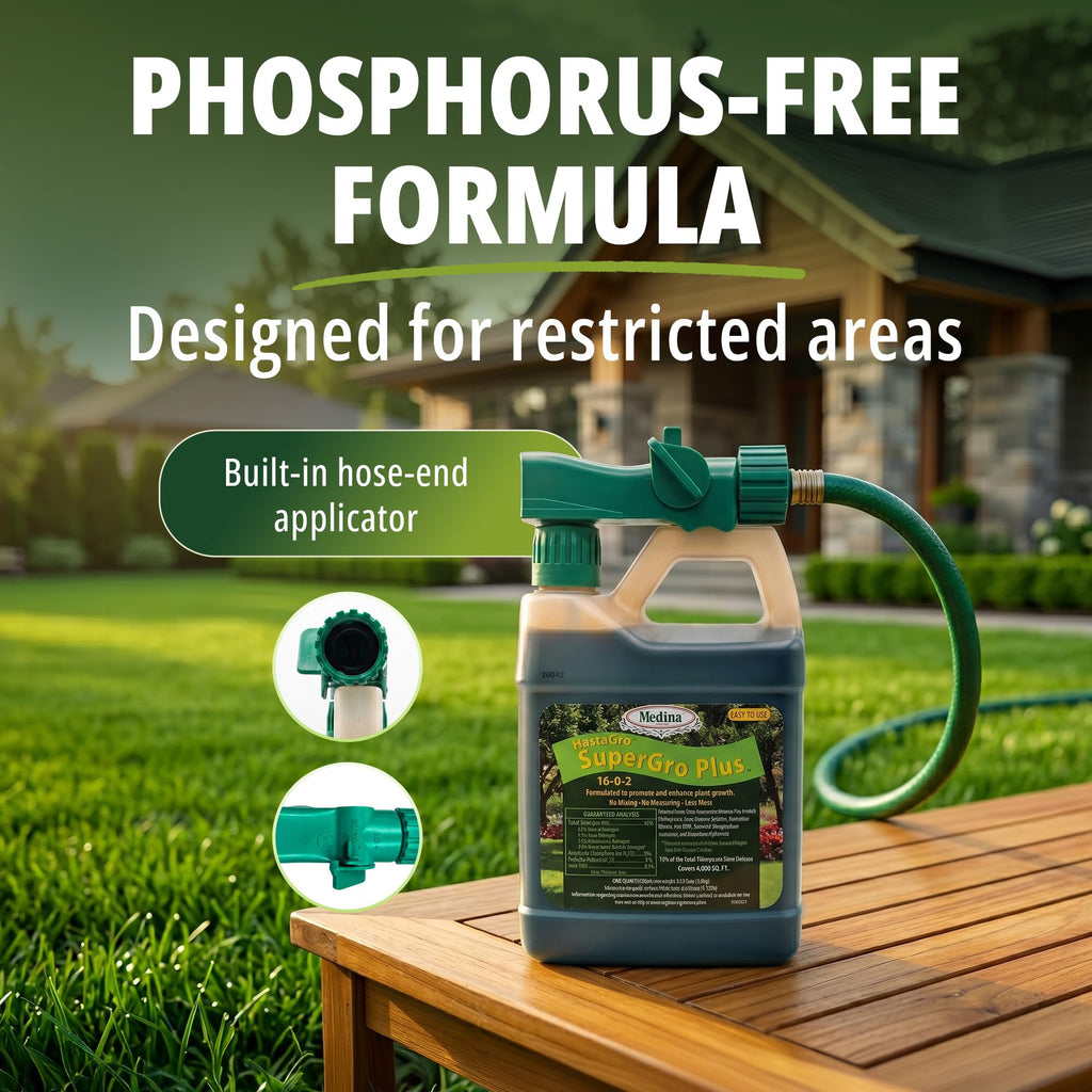 16-0-2 Phosphorus-Free Lawn Fertilizer, 1 Qt N7087