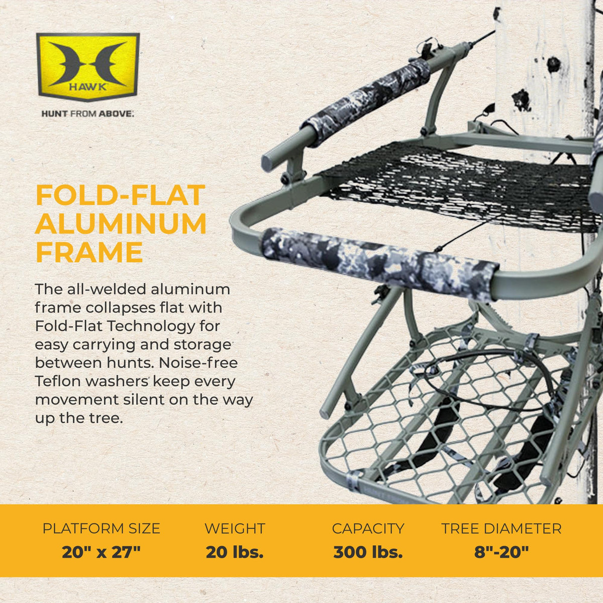Tree Stand with Memory Foam Seat D32289