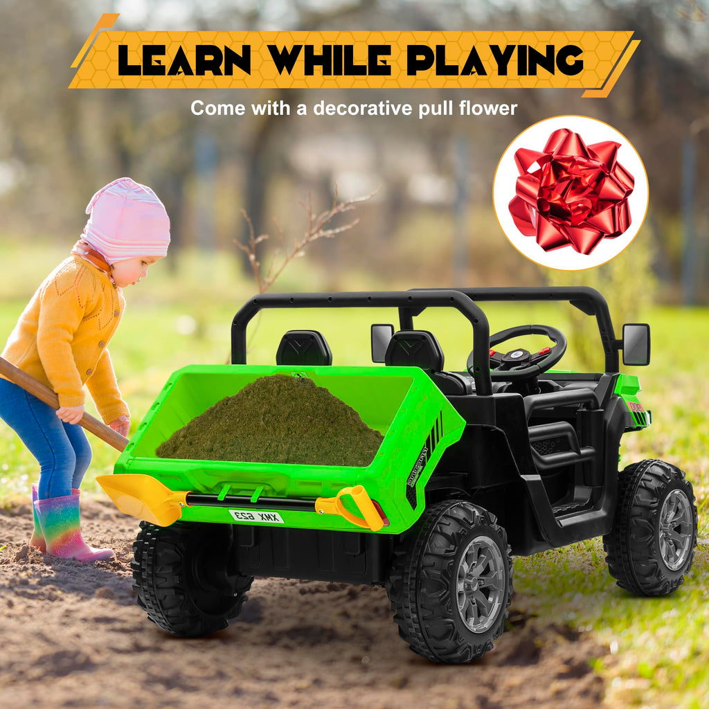 24V 4WD Ride on Car Dump Truck O5107