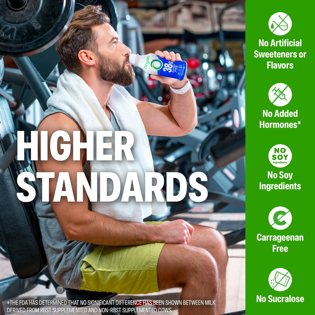 High Protein Grass-Fed Shake, Vanilla, 14 oz, 12pk N190304