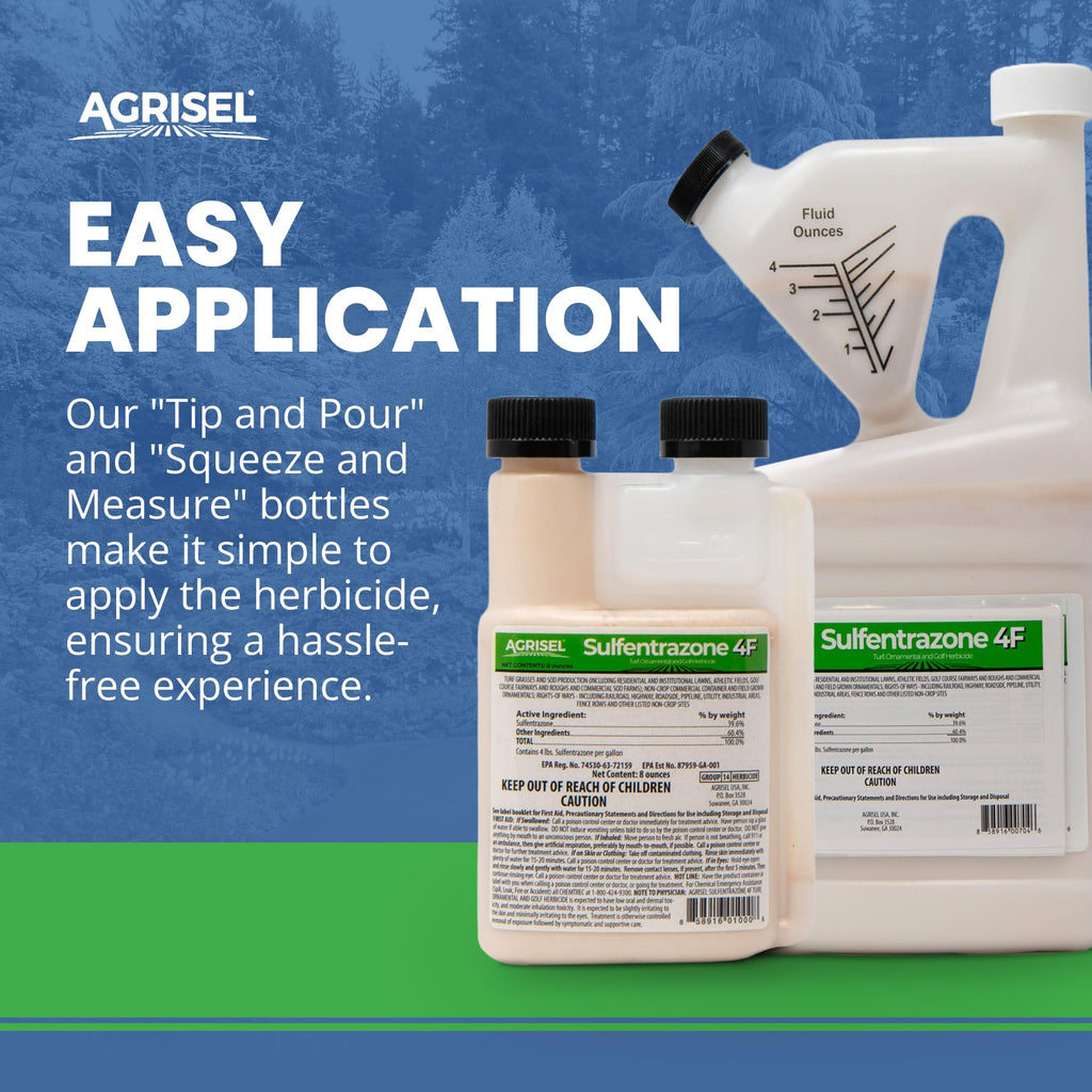 Sulfentrazone 4F Pre-Emergent Weed Killer 8 Ounces U442
