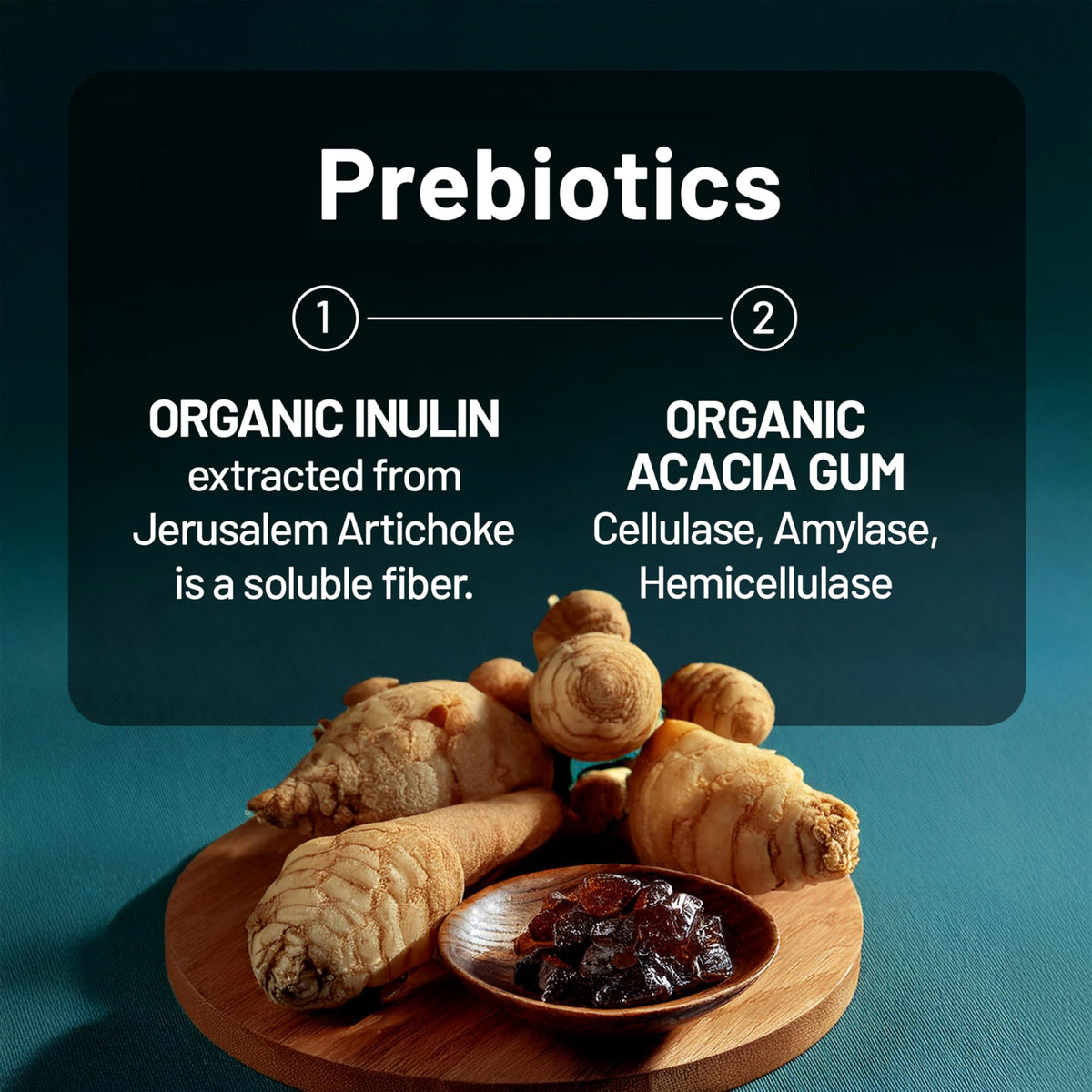 60 Billion CFU 17 Strains Probiotics with Prebiotics 30 Capsules M293549