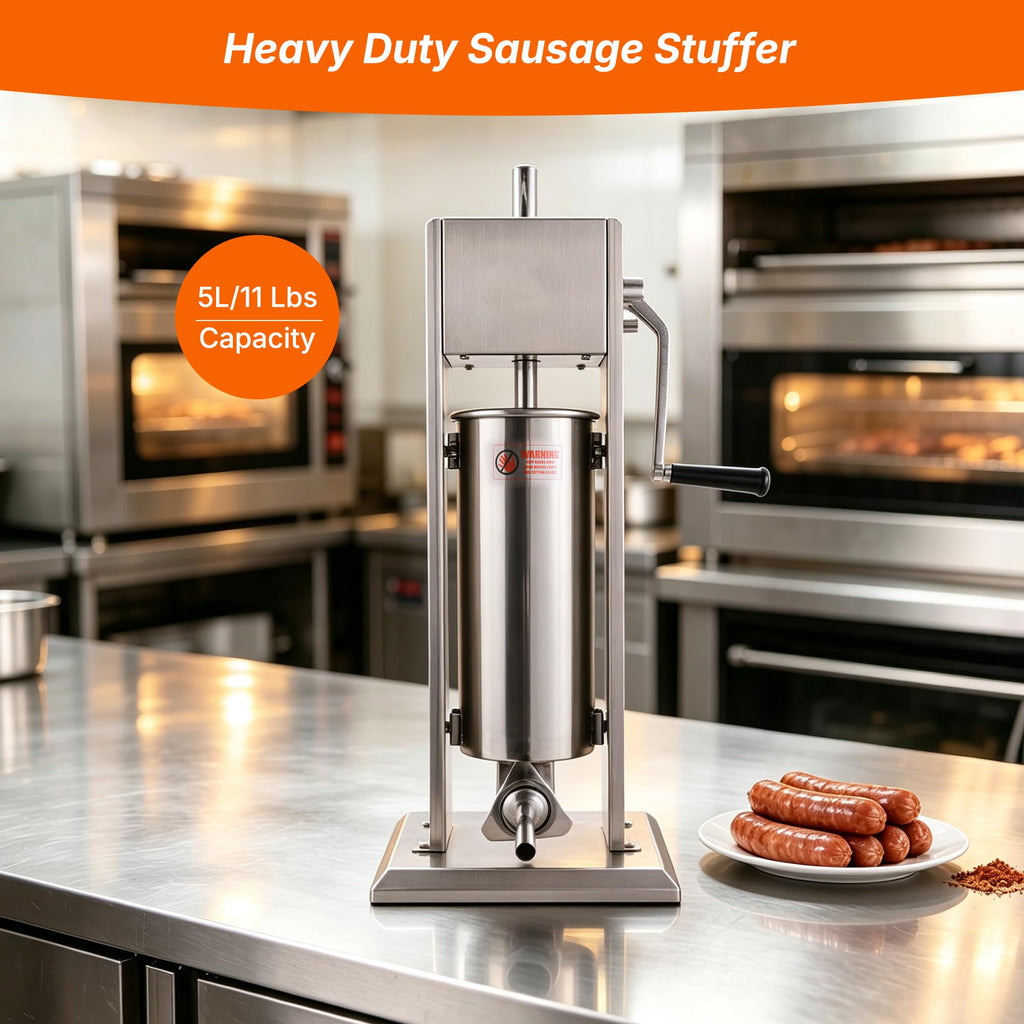 Stainless Steel Vertical Sausage Stuffer 11Lb/5L L710379