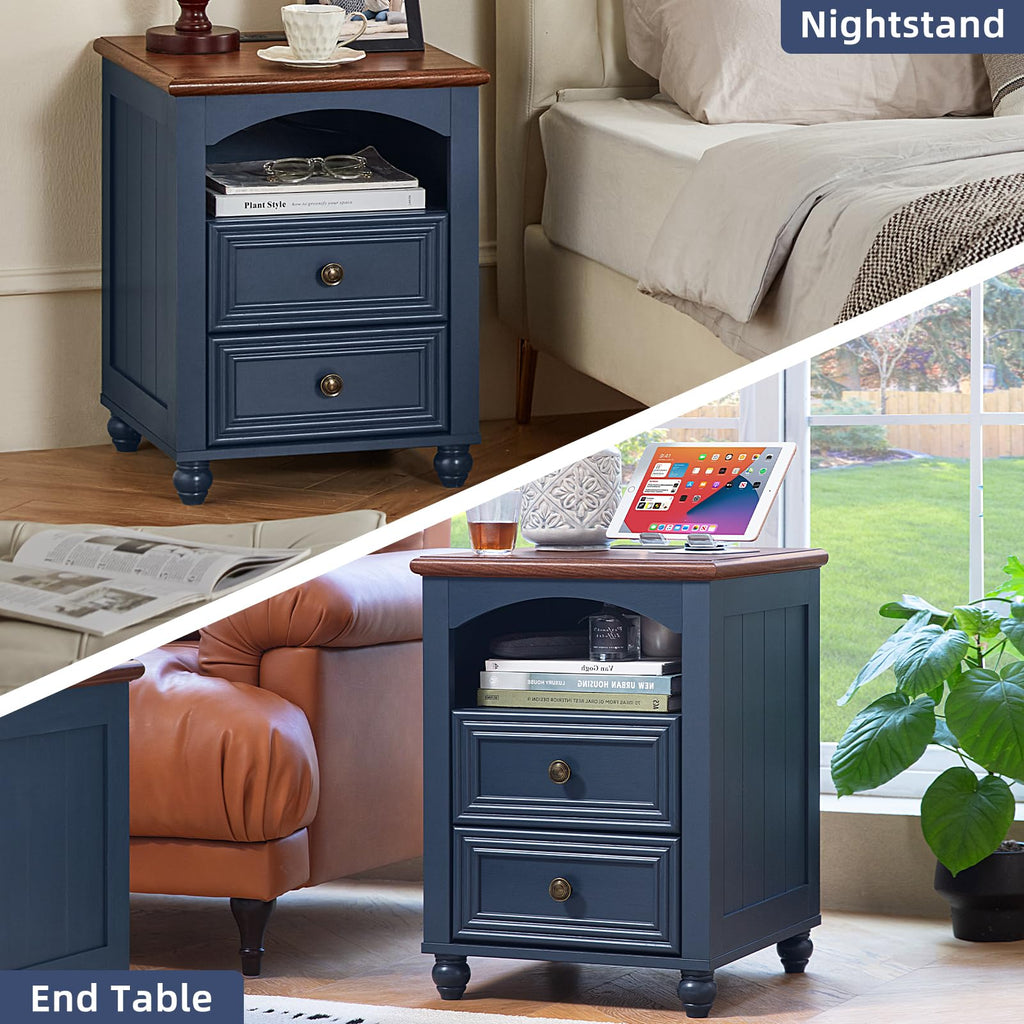 18" Nightstand with Charger Station R849