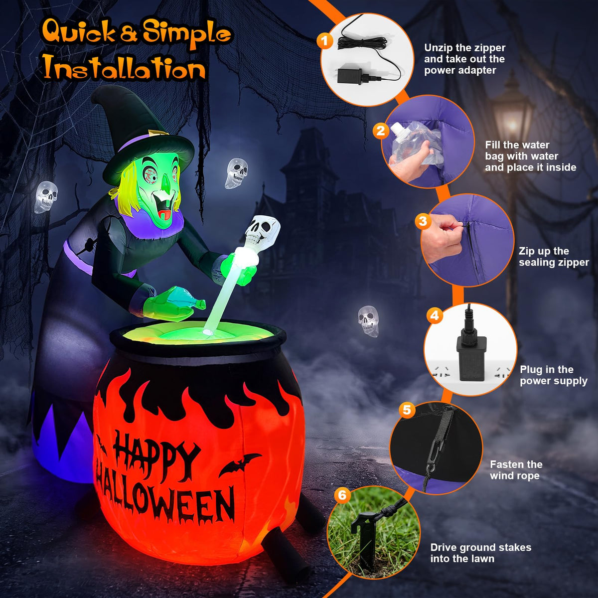 8FT Halloween Inflatable Z6533