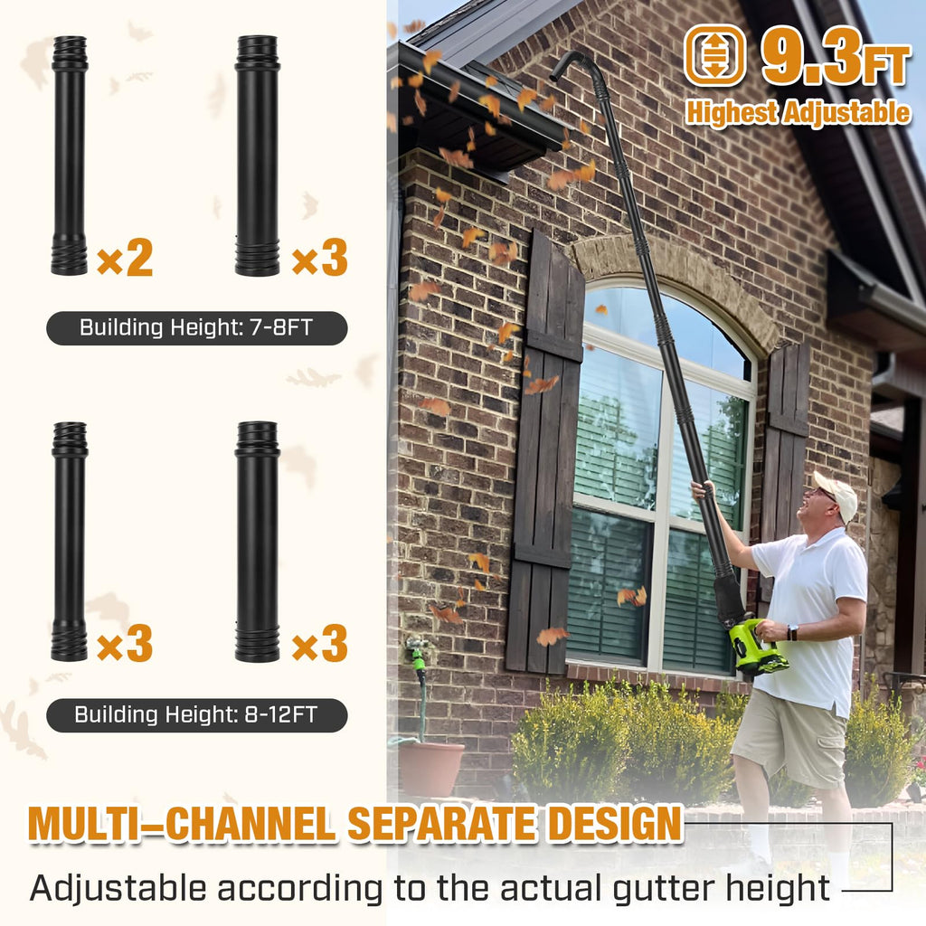 Leaf Blower Attachment with Reflector U60430