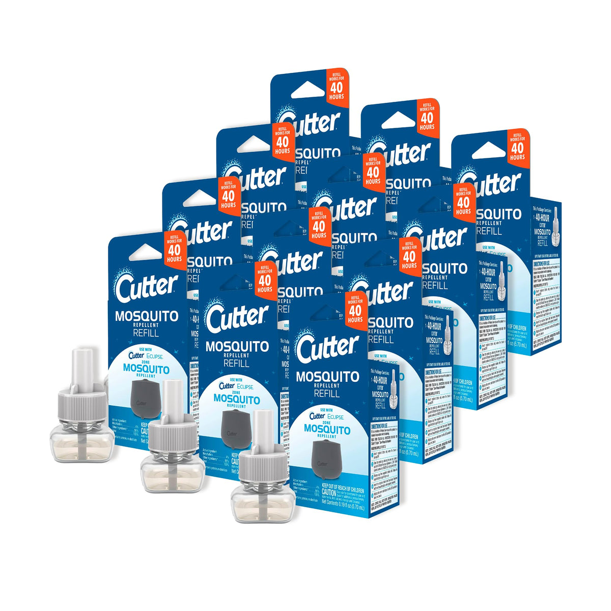 Mosquito Repellent 40-Hour Refill Pack of 12 D87138