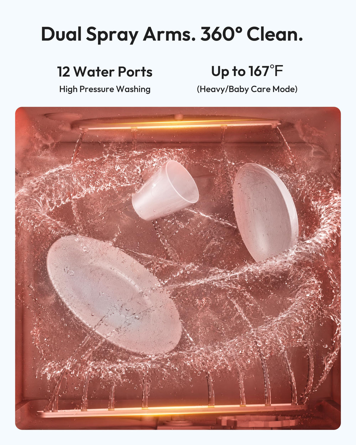 Countertop Dishwasher Portable with 5L Tank C895132