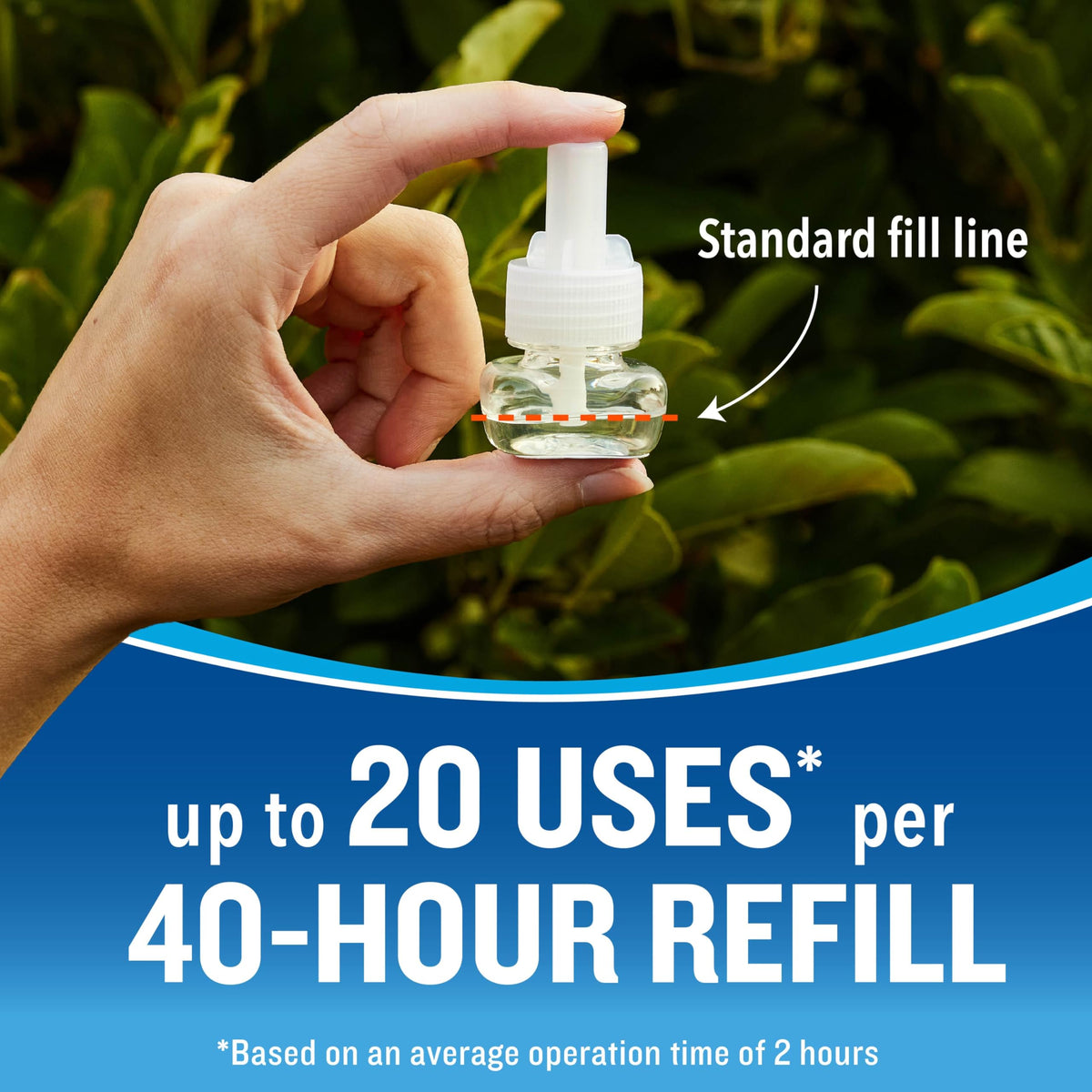 Mosquito Repellent 40-Hour Refill Pack of 12 D87138