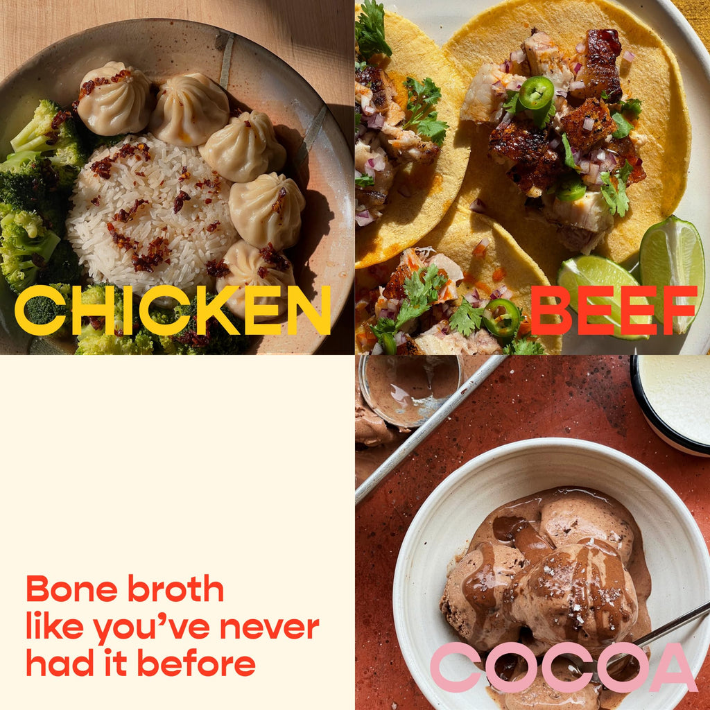 Beef Bone Broth Instant Powdered Mix 3 Pack N90499