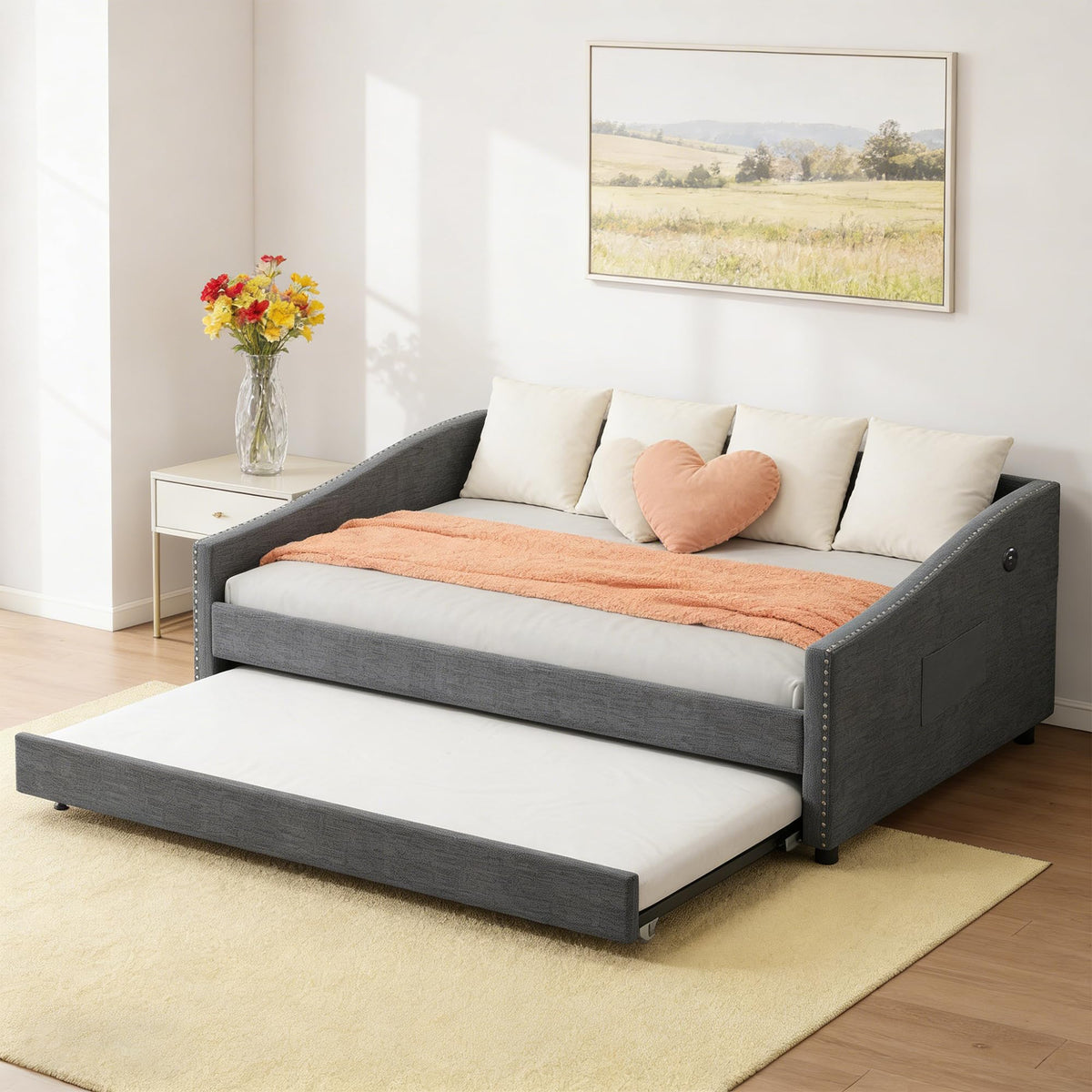 Full Size Daybed with Trundle T187