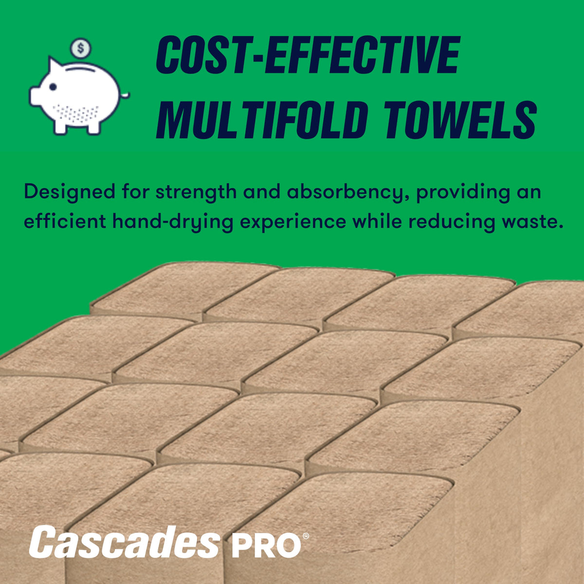 Multifold Paper Towels 250 Sheets 16 Packs Natural Brown X343786