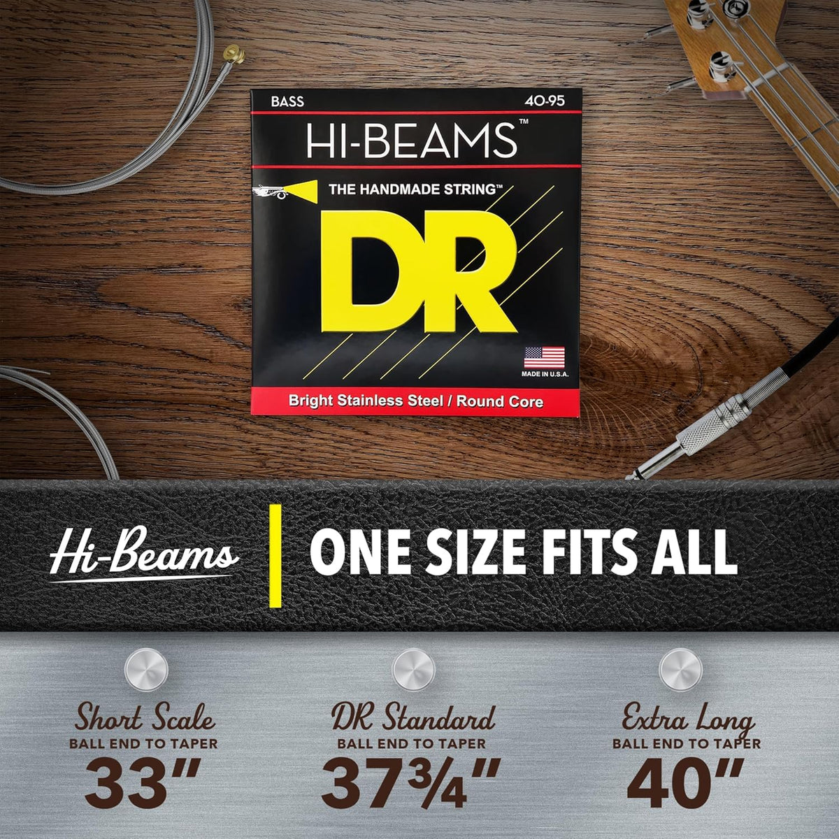 Stainless Steel Bass Strings 45-105 Short Z1620