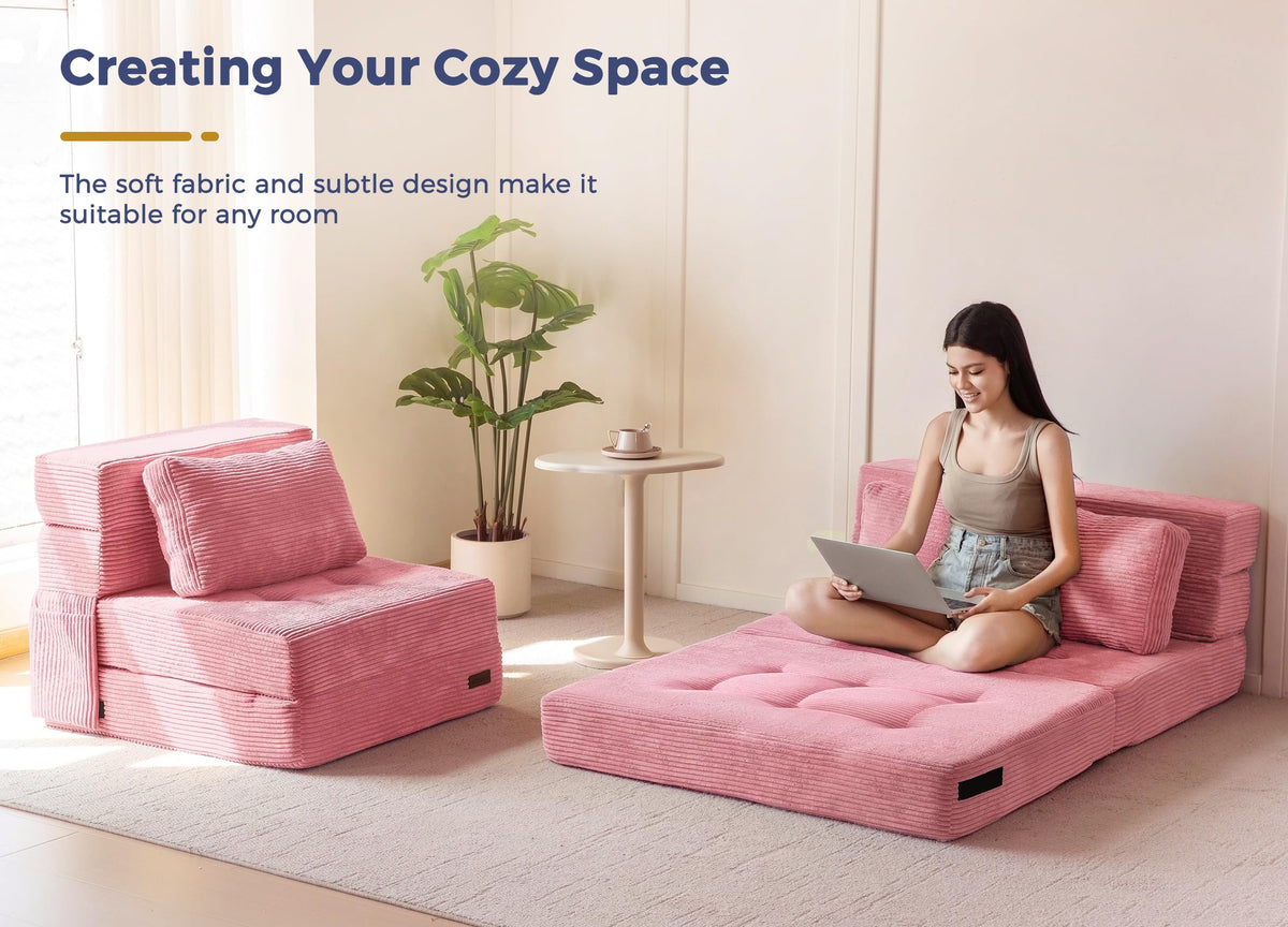 Convertible Sofa Bed with Pillow T15223