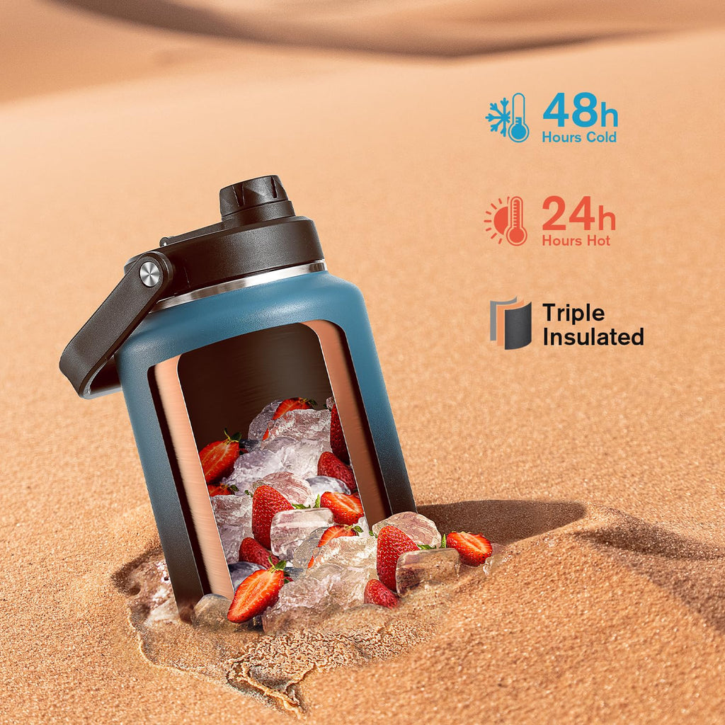 Gallon Insulated Water Bottle with Handle O4089