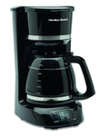 12 Cup Programmable Coffee Maker with Glass Carafe, Black T94319