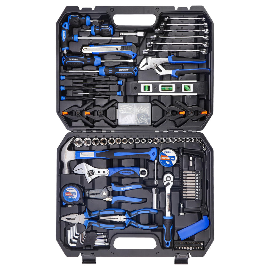 168-Piece Socket Wrench Hand Tool Kit with Toolbox V9559