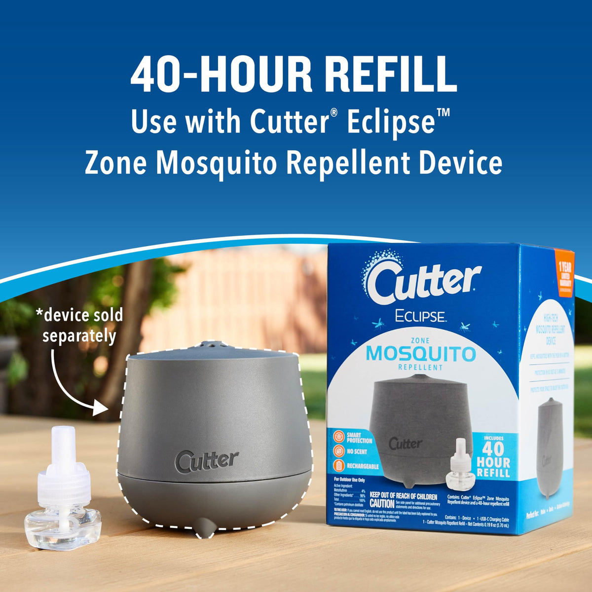 Mosquito Repellent 40-Hour Refill Pack of 12 D87138