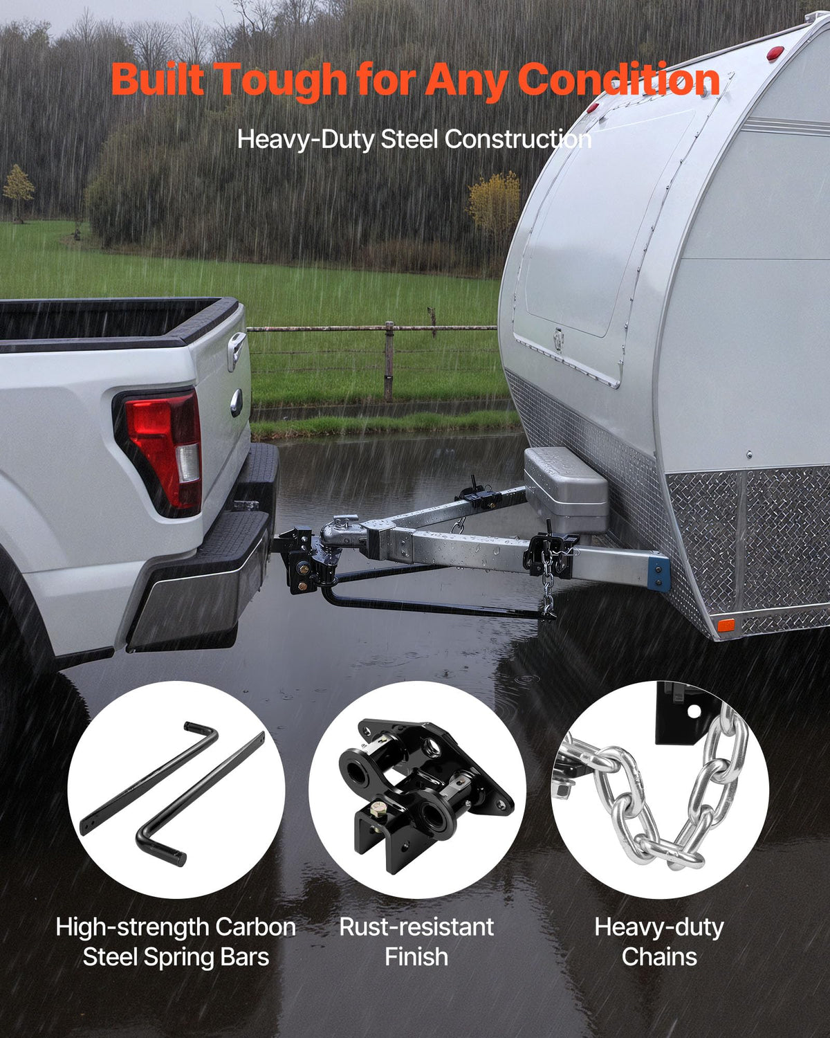 10000 lbs Weight Distribution Hitch with 2 in Shank and 2-5/16 in Ball X216