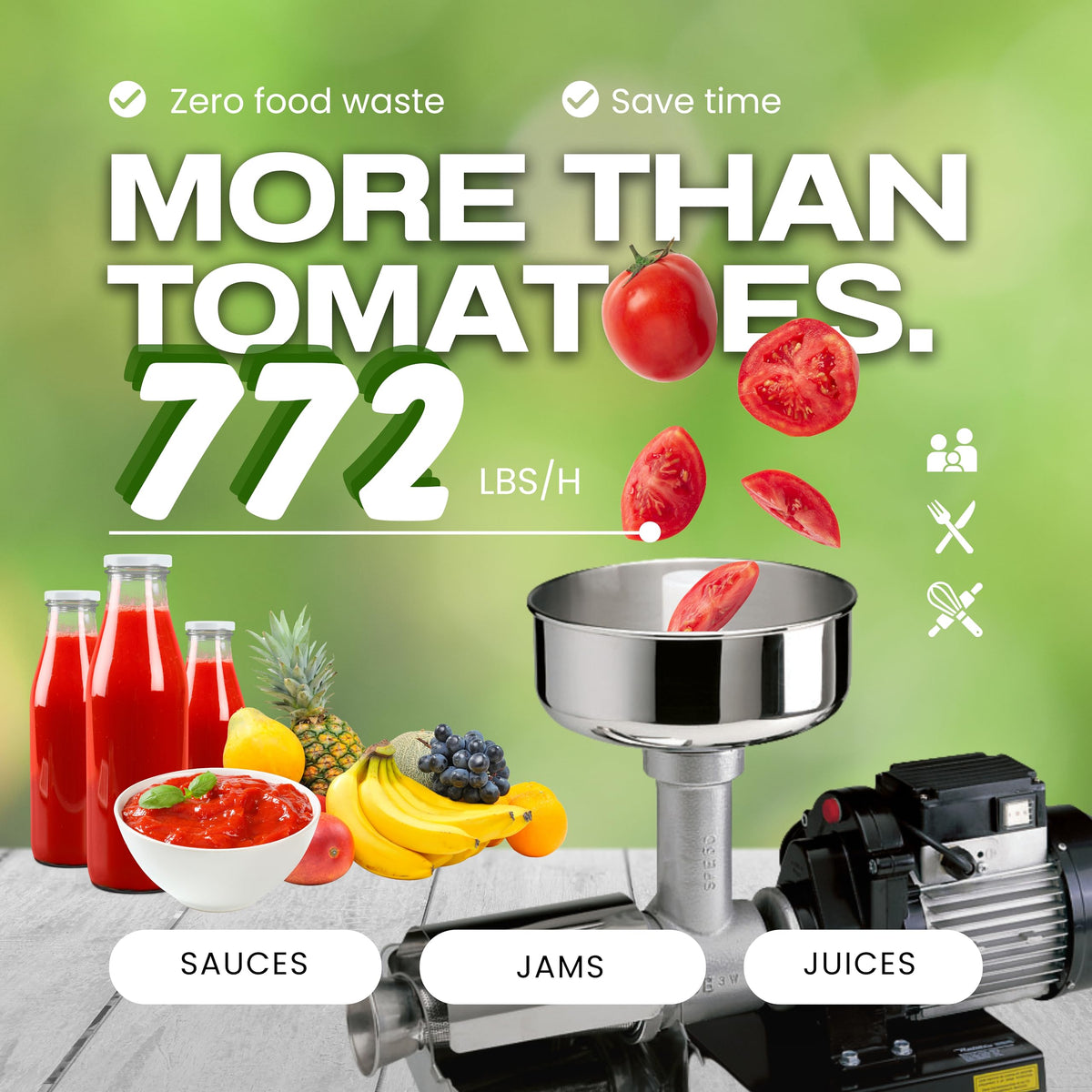 Electric Tomato Strainer 650W P82700