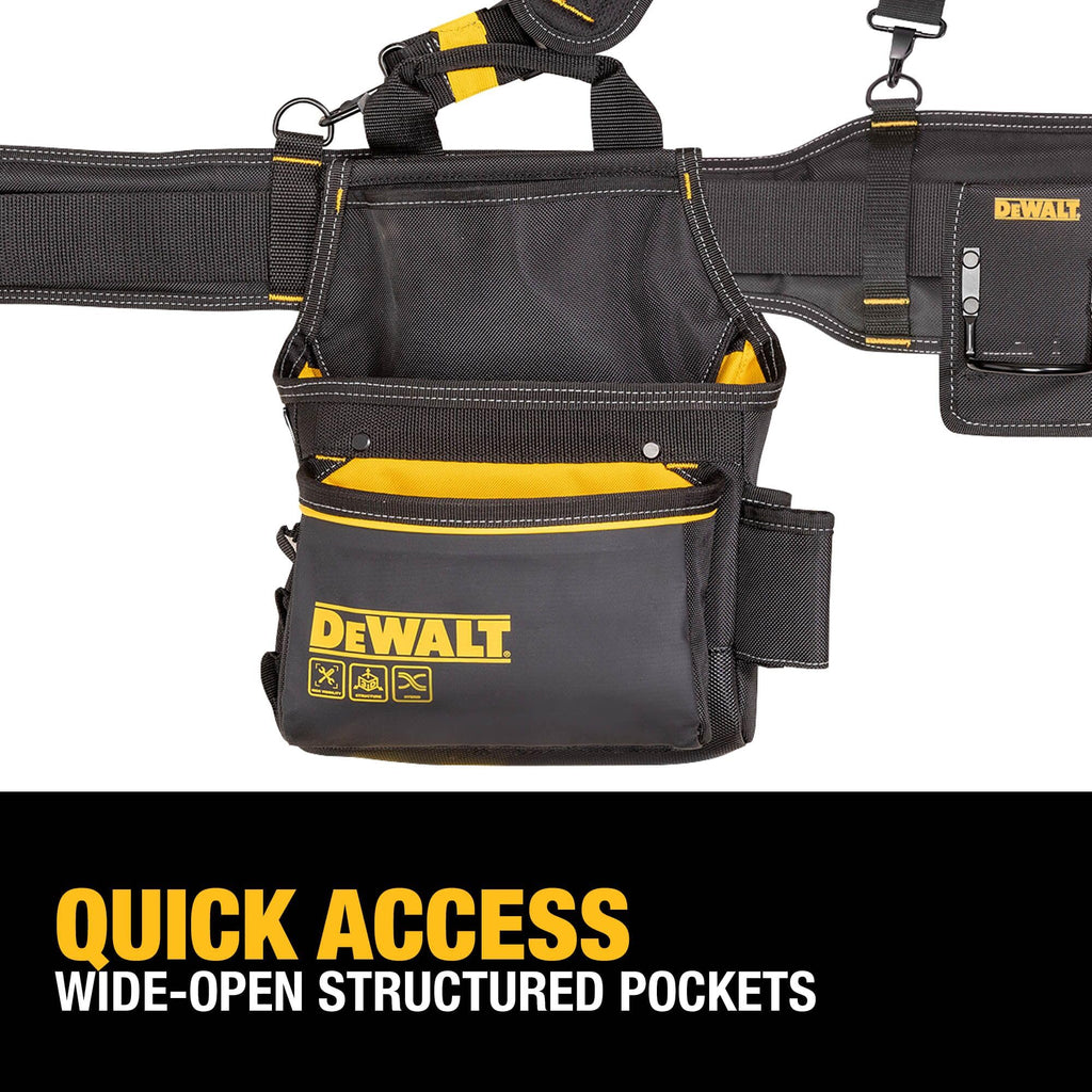 Heavy Duty Tool Belt Organizer with Suspenders and 25 Pockets G7396
