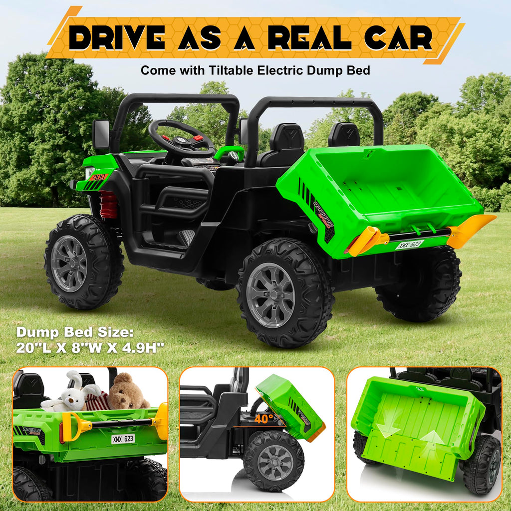 24V 4WD Ride on Car Dump Truck O5107