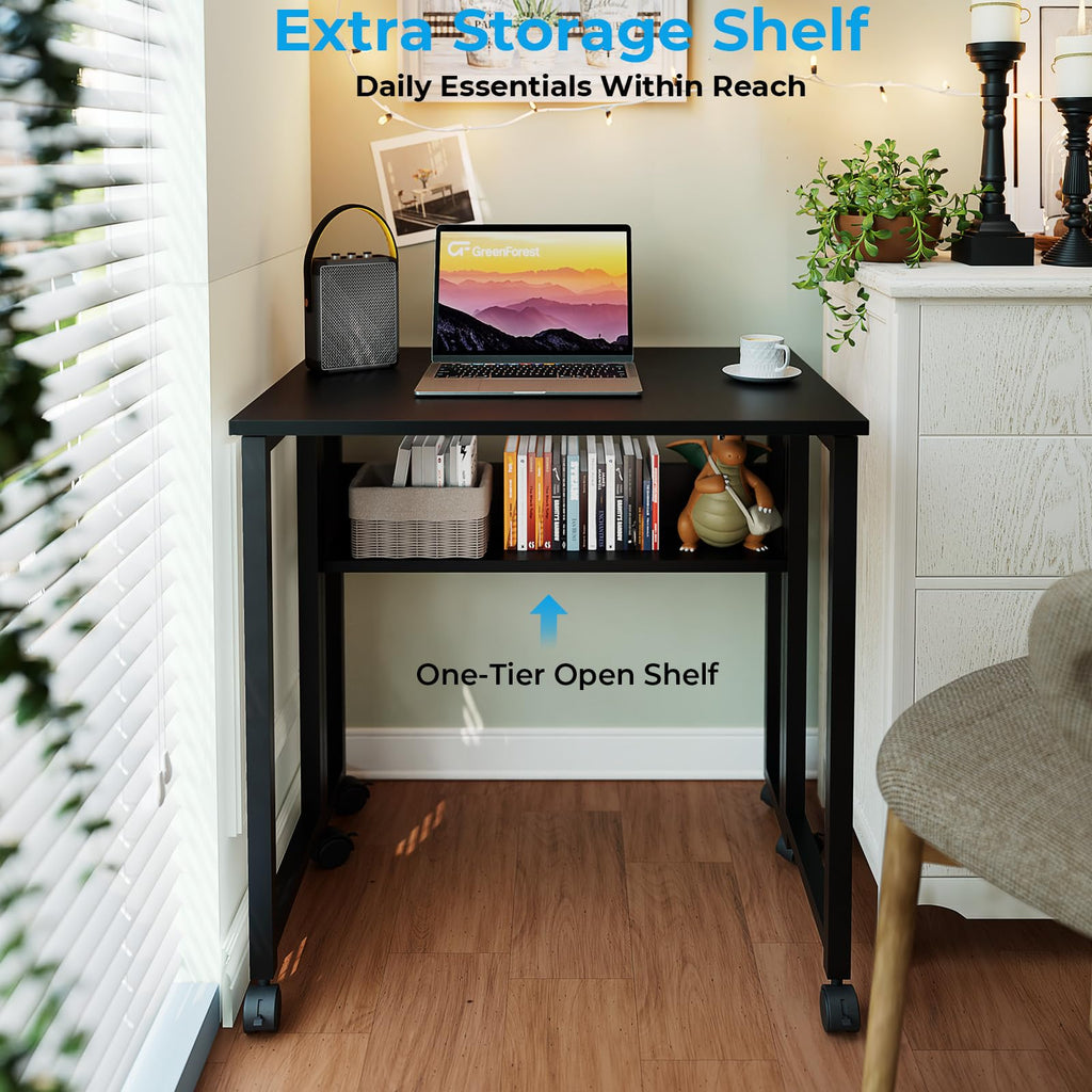 Folding Desk with Wheels Q813063