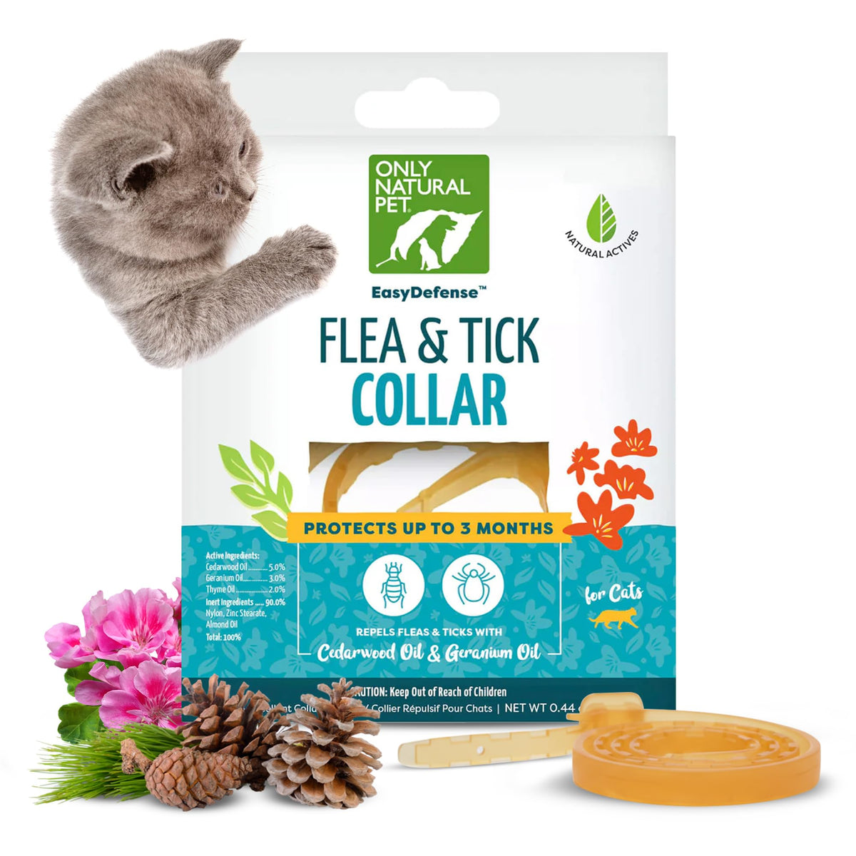Natural Flea & Tick Cat Collar L547