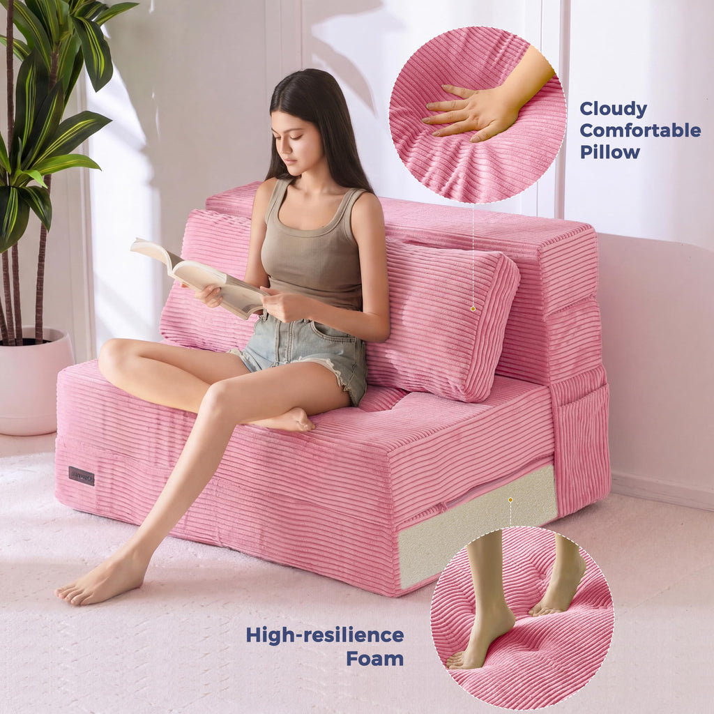 Convertible Sofa Bed with Pillow T15223
