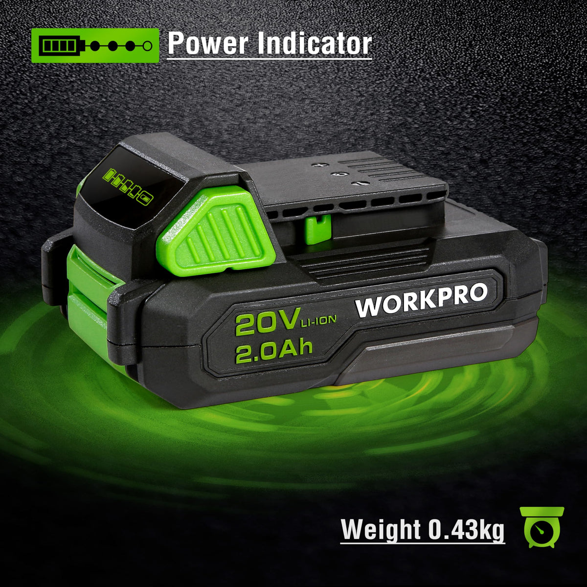 20V 2.0Ah Lithium-ion Battery Pack U626173