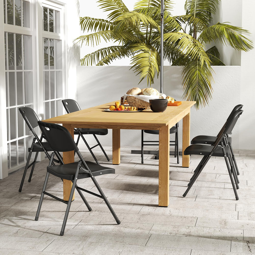 10 Pack Black Heavy Duty Folding Chair X940