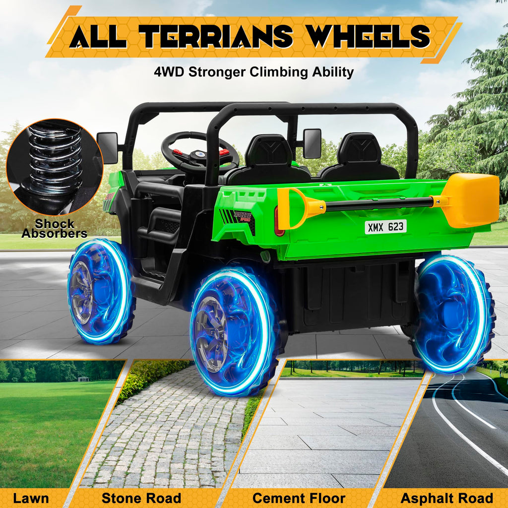 24V 4WD Ride on Car Dump Truck O5107